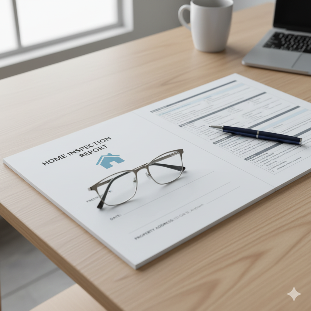 Blog Post Image showing an inspection report